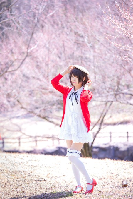 cosplay冴えない彼女の育てかた　加藤恵実は桜開花になる前に撮っていただきました🌸カメラマンさんありがとうございます