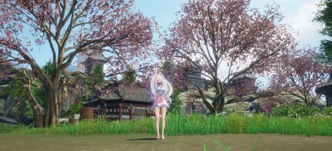 春を感じる場所で!「ミスティロータス」#ブレイドアンドソウル #ブレソでエイプリルフール 春を感じる場所で!「ミスティロータス」#ブレイドアンドソウル #ブレソでエイプリルフール