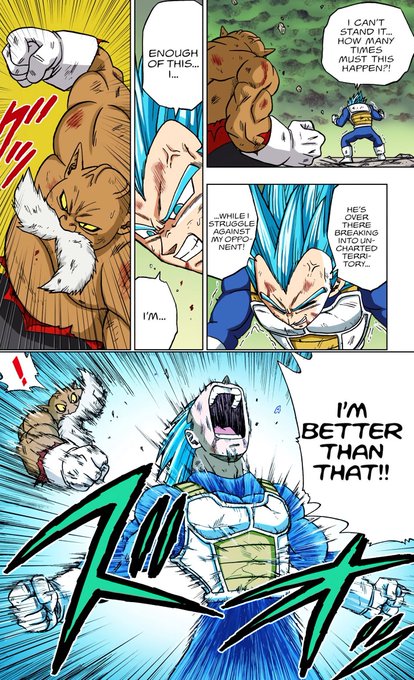 Super Saiyan Blue Vegeta Explodes With Rage As He Vows To Be