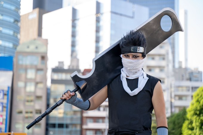 【cos】 #cosplay   ===================NARUTO：       ❝桃地再不斬❞   