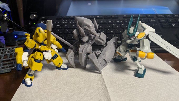 超可動とか今まで作ったやつとかの大きさ比較、サイズカッターでけぇな・・・ 超可動とか今まで作ったやつとかの大きさ比較、サイズカッターでけぇな・・・