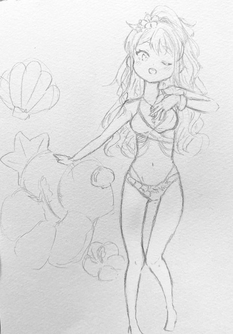 阿見莉愛描きましたリクエスト2枚目です🌺#マギレコ#イラスト 阿見莉愛描きましたリクエスト2枚目です🌺#マギレコ#イラスト