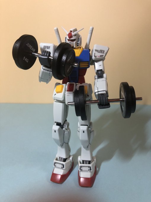 #ガンプラ#本日のガンダムさん筋トレでビルドアップするガンダムさん #ガンプラ#本日のガンダムさん筋トレでビルドアップするガンダムさん