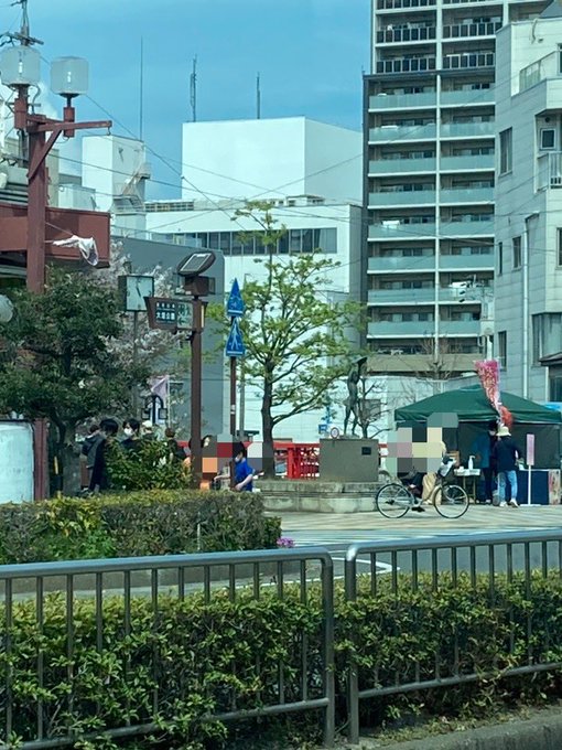 #聲の形 の聖地、大垣の新大橋を遠目から。でも、今日はここが目的地ではありません。 #聲の形 の聖地、大垣の新大橋を遠目から。でも、今日はここが目的地ではありません。