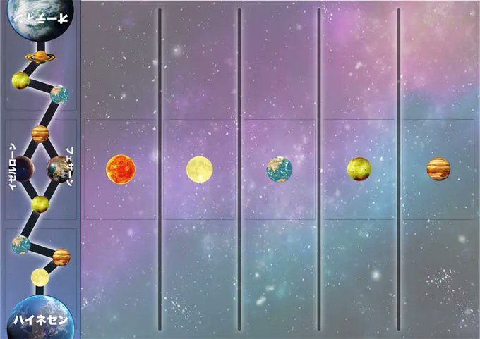 リフトフォース自作拡張マップ作成中銀河英雄伝説をモチーフに・・・ リフトフォース自作拡張マップ作成中銀河英雄伝説をモチーフに・・・