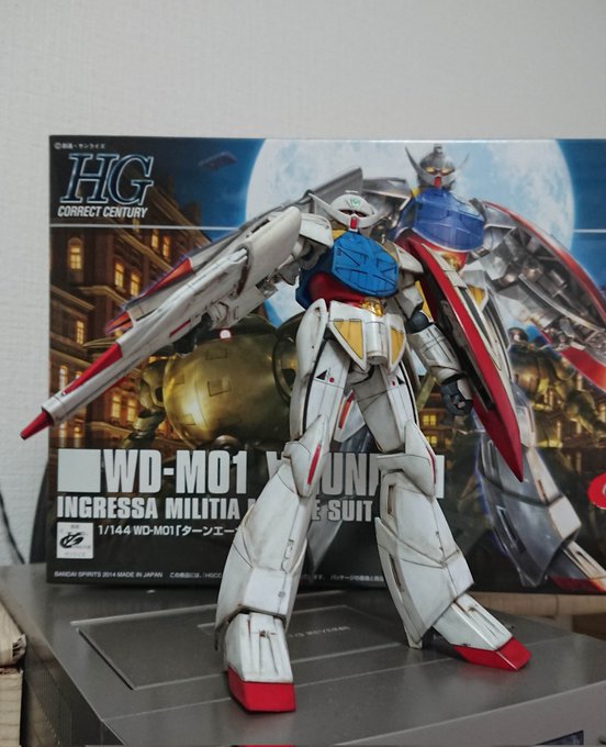 #俺達のアナザー4体目はターンエーガンダム(1999)から、髭ガンダムさんです😃ポージングめっちゃ決まります❗最初は「な #俺達のアナザー4体目はターンエーガンダム(1999)から、髭ガンダムさんです😃ポージングめっちゃ決まります❗最初は「な