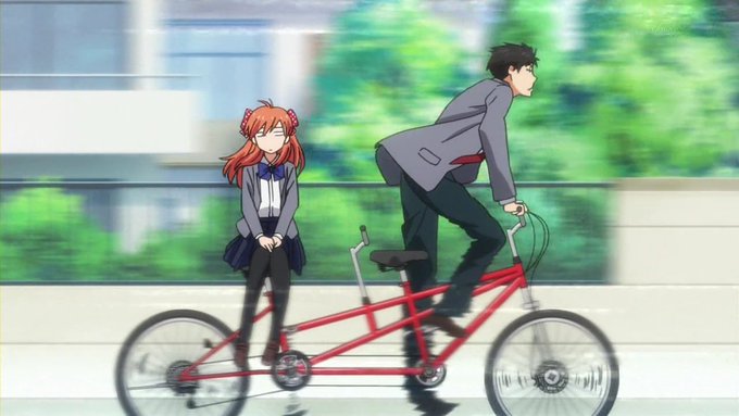 月刊少女野崎くんのタンデム自転車はこれ。 タンデム以前に危険な走行だったが、これは千代ちゃんの妄想だったのかも。 月刊少女野崎くんのタンデム自転車はこれ。 タンデム以前に危険な走行だったが、これは千代ちゃんの妄想だったのかも。