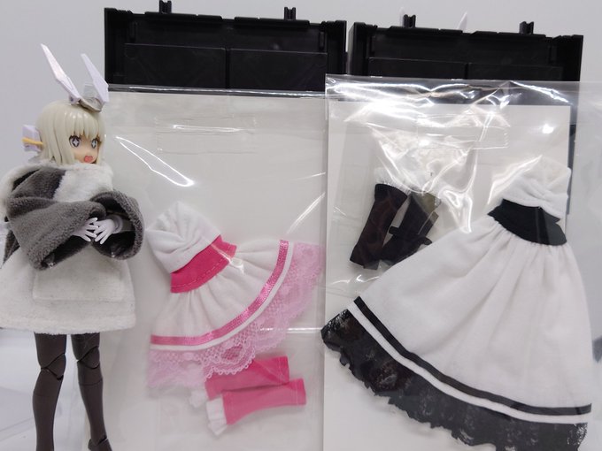 #メガミデバイス#FAガール るちゃどぉるさんの通販で、HONEYSNOW様のメイドワンピ2種類買っちゃった(*´艸`* #メガミデバイス#FAガール るちゃどぉるさんの通販で、HONEYSNOW様のメイドワンピ2種類買っちゃった(*´艸`*