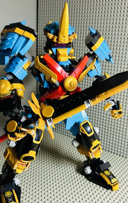 レゴニンジャゴー ニャーのサムライX(71775)の頭部を、アニメ寄りに改造しました！#LEGO #レゴ#ninjago