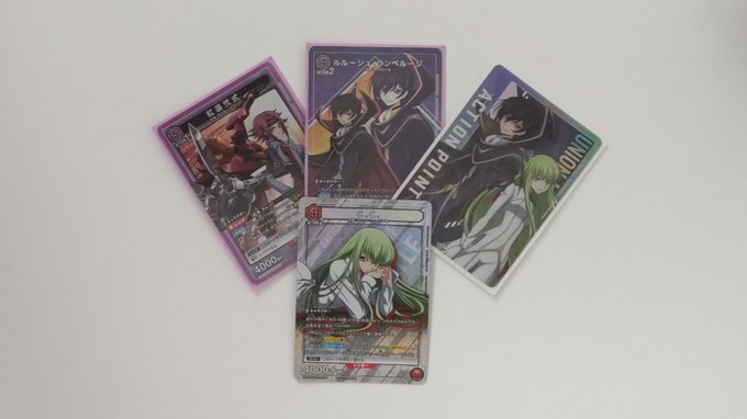 本日4月2日の【ユニオンアリーナ ショップバトル】は14名様での開催でした。優勝は「コードギアス」デッキをご使用の シノ 本日4月2日の【ユニオンアリーナ ショップバトル】は14名様での開催でした。優勝は「コードギアス」デッキをご使用の シノ