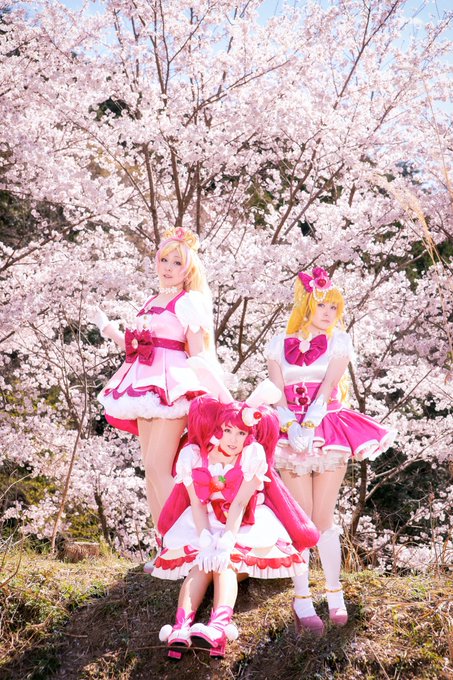桜の季節ですね🌸✨#precure #cosplay 