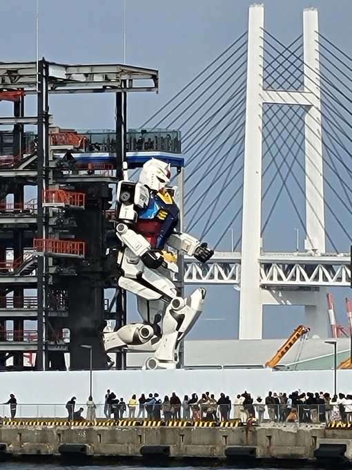 ガンダムさんにやっと会えた ガンダムさんにやっと会えた
