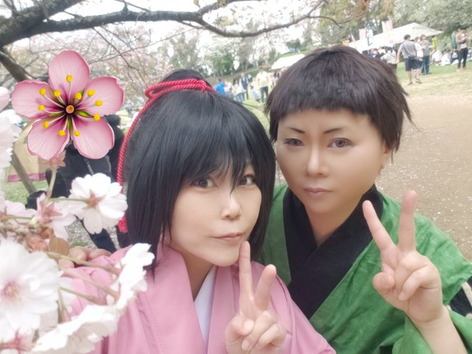 おそほ今日は佐倉でン年振りの薄桜鬼やってきました!!ちょっと寒かったけど桜も撮れたし和風なかんじで撮れたから楽しかったヽ おそほ今日は佐倉でン年振りの薄桜鬼やってきました!!ちょっと寒かったけど桜も撮れたし和風なかんじで撮れたから楽しかったヽ