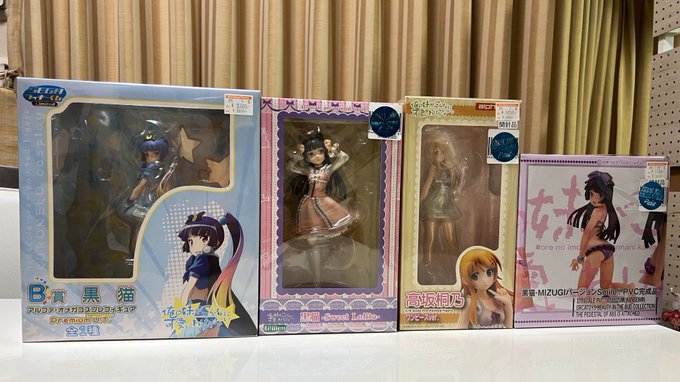 今日ゲットした、黒猫と黒猫と桐乃と黒猫。とてもかわいい #俺の妹がこんなに可愛いわけがない 今日ゲットした、黒猫と黒猫と桐乃と黒猫。とてもかわいい #俺の妹がこんなに可愛いわけがない