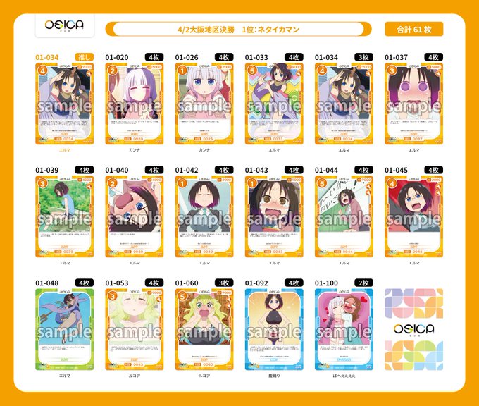 1位:ネタイカマン「小林さんちのメイドラゴンS」2位:乃木園子「結城友奈は勇者である -大満開の章-」3位:melon「 1位:ネタイカマン「小林さんちのメイドラゴンS」2位:乃木園子「結城友奈は勇者である -大満開の章-」3位:melon「