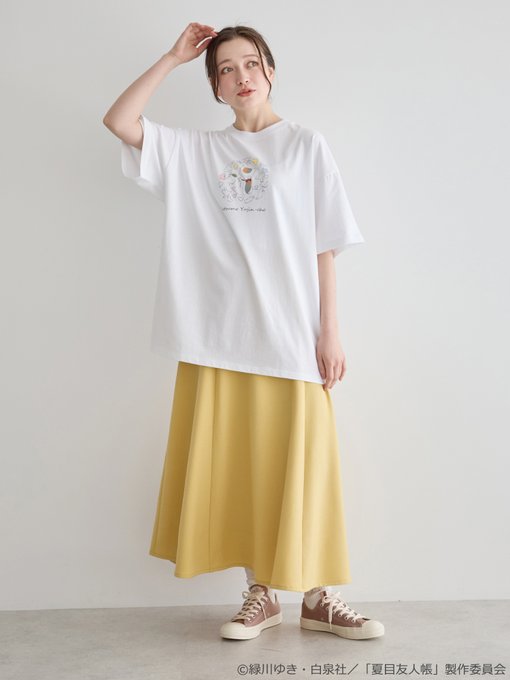#夏目友人帳 × earth music&ecology Japan Label🍀ざっくり着られるビッグシルエッ #夏目友人帳 × earth music&ecology Japan Label🍀ざっくり着られるビッグシルエッ