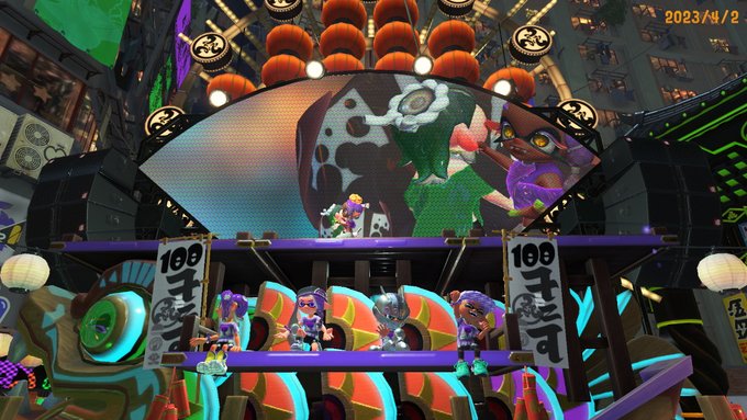 100倍マッチで初勝利! 味方が強すぎてラッキー。普段はスプラトゥーン3を遊ばないけど、フェスのときだけ遊ぶので、こち亀 100倍マッチで初勝利! 味方が強すぎてラッキー。普段はスプラトゥーン3を遊ばないけど、フェスのときだけ遊ぶので、こち亀