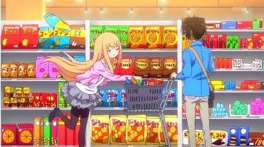 軽やかなステップで、お菓子を次々と放り込む、干物妹😂😂 軽やかなステップで、お菓子を次々と放り込む、干物妹😂😂