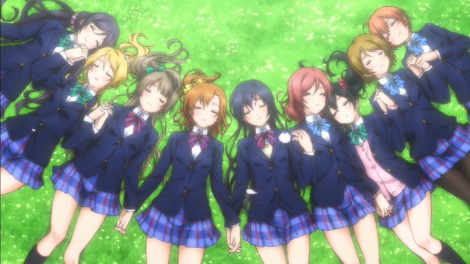 スクフェスの初期タイトル画面をこのタイミングこの作画でもってくるのはエモさの塊#lovelive 