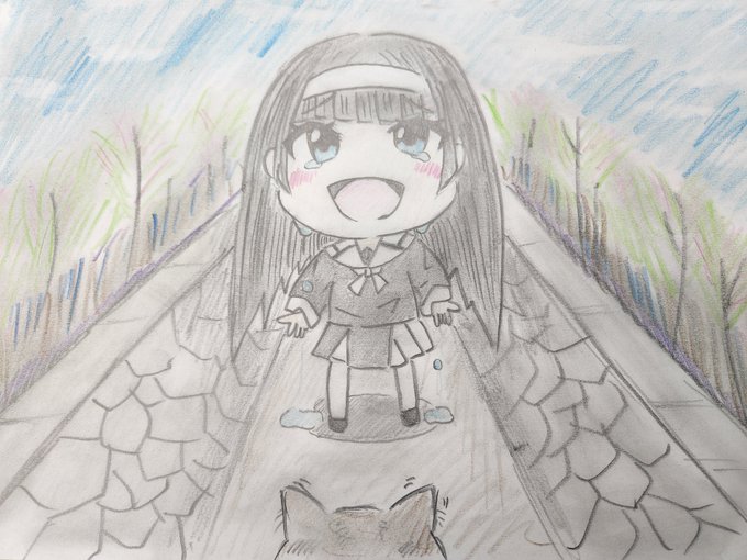 バイト中のラクガキほら、こっちおいで!怖くないから!信じて!!この世界の片隅に🐱 バイト中のラクガキほら、こっちおいで!怖くないから!信じて!!この世界の片隅に🐱