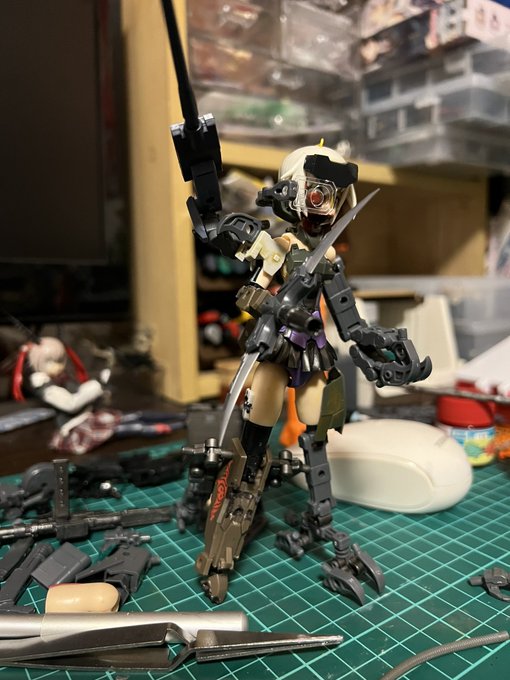 #地獄のFAガール部 #フレームアームズガール #轟雷 ジャンクガール新人研修用ボイスレコーダーより一部を抜粋人が戦タヒ