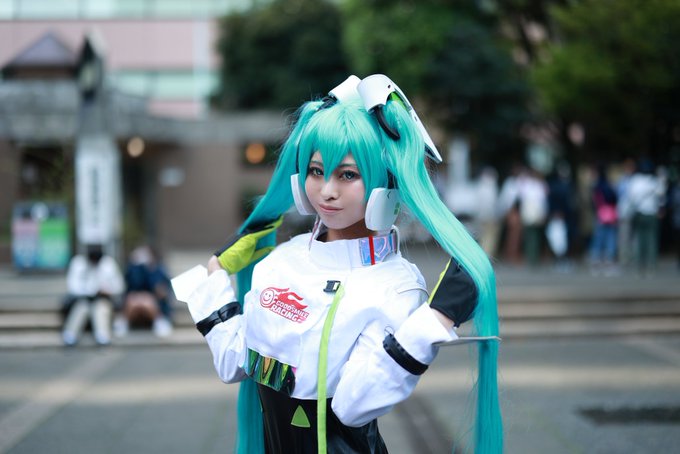 〜Cosplay〜初音ミク(レーシングミク2022)📸 #Uアコスタ2023 〜Cosplay〜初音ミク(レーシングミク2022)📸 #Uアコスタ2023