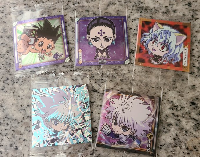 HUNTER×HUNTERウエハース推し沢山出たー🎵買いに行くよりたまたま見つけて無欲で買う方がいいんだなー✨無欲無理す HUNTER×HUNTERウエハース推し沢山出たー🎵買いに行くよりたまたま見つけて無欲で買う方がいいんだなー✨無欲無理す