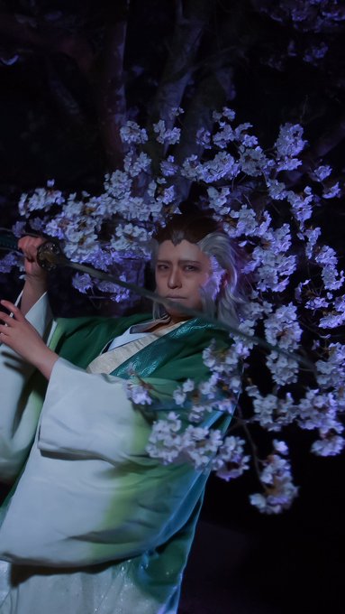 ⚠️cos.薄桜鬼 黎明録/芹沢鴨【 黎明の桜⠀】photo 三脚※ロケ地許可済 ⚠️cos.薄桜鬼 黎明録/芹沢鴨【 黎明の桜⠀】photo 三脚※ロケ地許可済