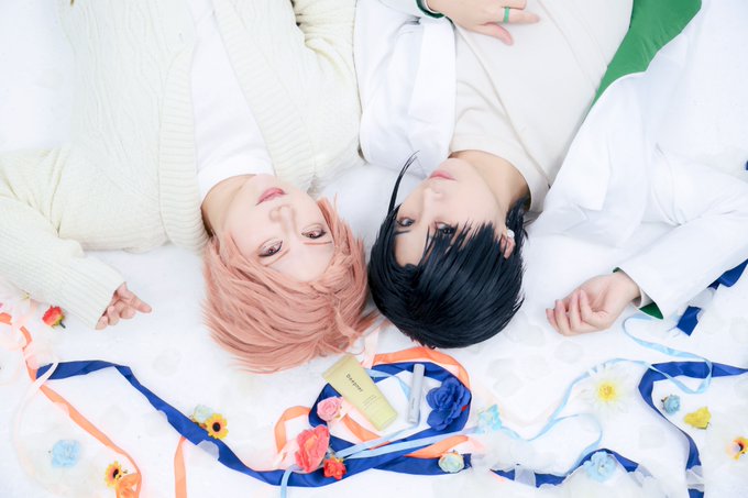 コスプレ アイナナ 和泉兄弟近江兄弟社コラボ衣装三月 撮影 スタジオ #shigurecos_idolish7 コスプレ アイナナ 和泉兄弟近江兄弟社コラボ衣装三月 撮影 スタジオ #shigurecos_idolish7