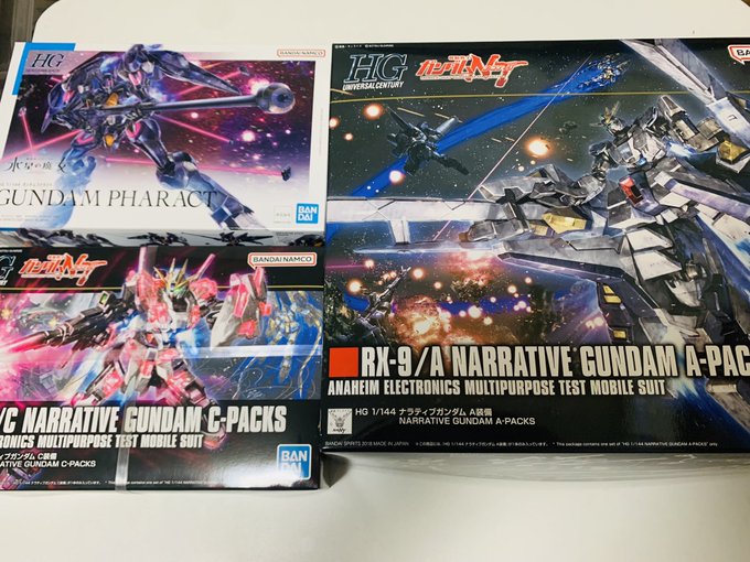 売れ残りガンダムを3点ほどゲットしてきたガンダムNTのプラモデル人気ない？#ガンプラ 