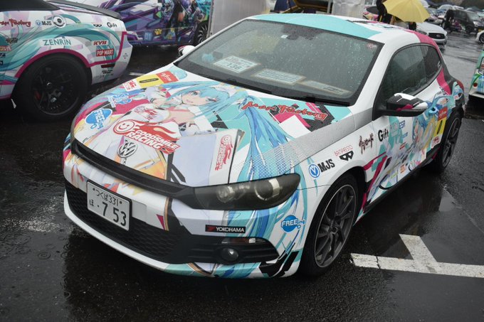 レーシングミク/VW シロッコカラー:グッドスマイル初音ミクAMG 2015 (SuperGT)#痛車天国2023 レーシングミク/VW シロッコカラー:グッドスマイル初音ミクAMG 2015 (SuperGT)#痛車天国2023