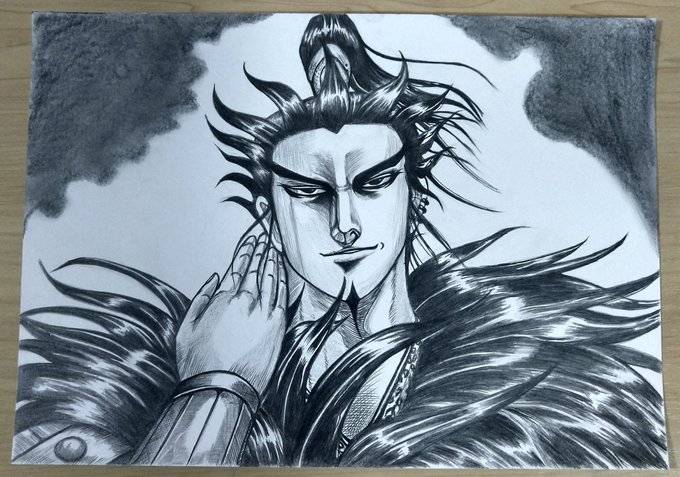 キングダム桓騎 模写 #キングダム #模写 #桓騎 キングダム桓騎 模写 #キングダム #模写 #桓騎