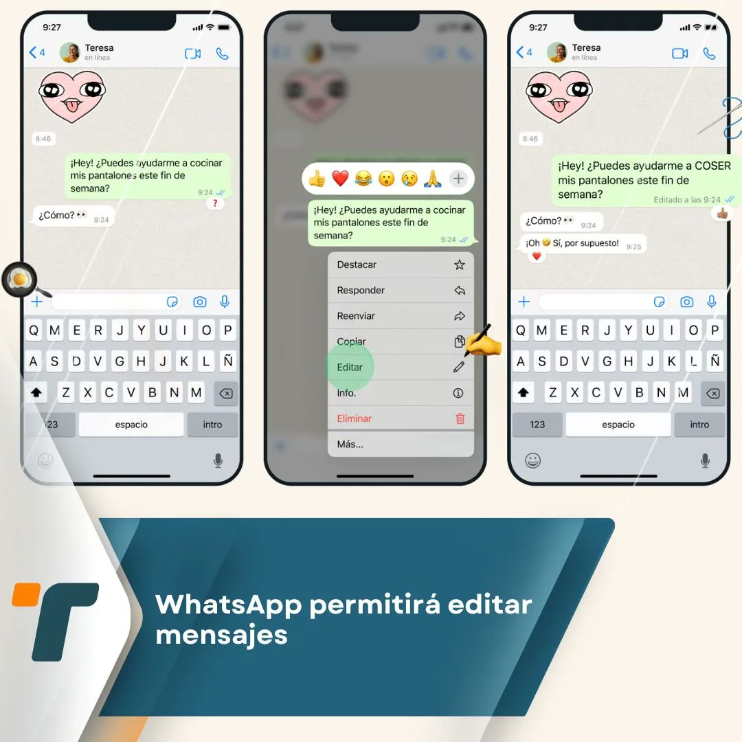 WhatsApp beta muestra que podrán editarse los mensajes enviados