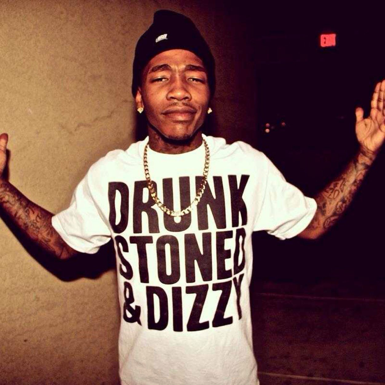 Dizzy Wright  - 2024 Brown/Black hair & afro hair style.
