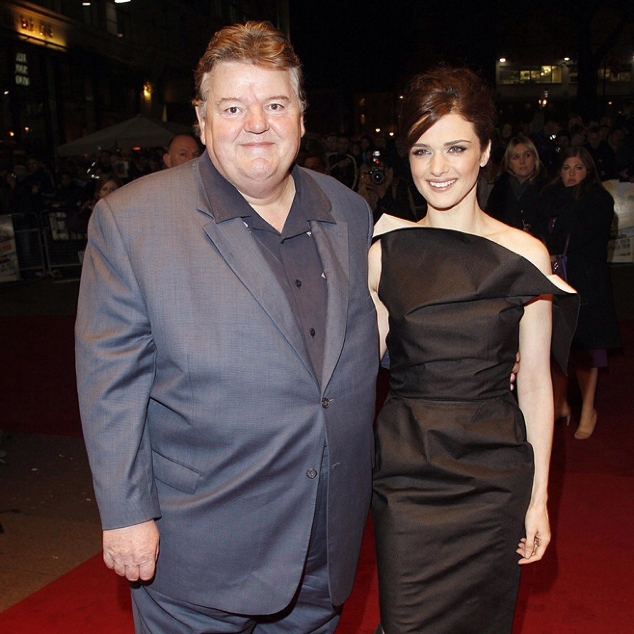 Robbie Coltrane with beautiful, gracious, endearing, Wife Rhona Gemmell 