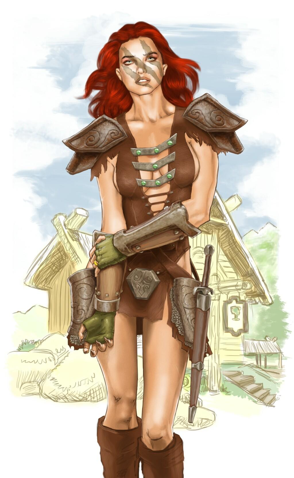 Aela The Huntress Sexy Skyrim Pic Twitter 9143 | Hot Sex Picture