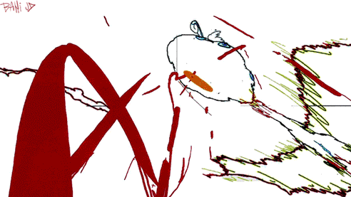 スペース☆ダンディep.#14の原画 (c103+c104) スペース☆ダンディep.#14の原画 (c103+c104)