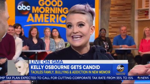 RT @GMA: NOW ON @GMA: @KellyOsbourne is here for her first LIVE morning show interview https://t.co/xymQCYDsMk