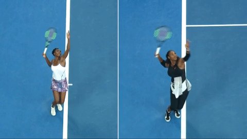 RT @AustralianOpen: Sisters in sync #AusOpen  #Venus #Serena 
 ???? https://t.co/yXWudqSNps