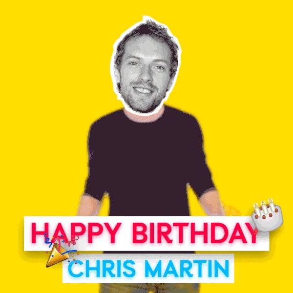Chris Martin’s Birthday Celebration | HappyBday.to