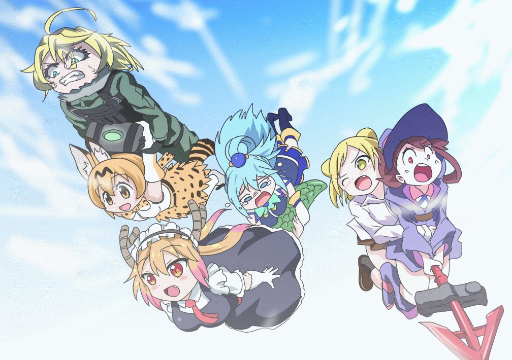 今季アニメ良作多すぎて困る #youjosenki #けものフレンズ #maidragon #このすば #亜人ちゃん # 今季アニメ良作多すぎて困る #youjosenki #けものフレンズ #maidragon #このすば #亜人ちゃん #