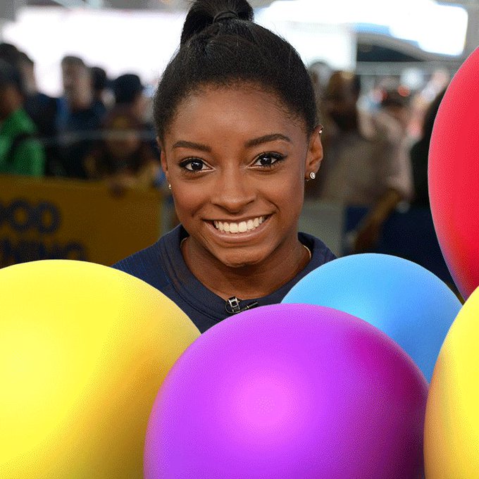 Simone Biles's Birthday Celebration HappyBday.to