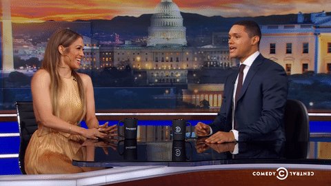 RT @TheDailyShow: Trevor and @JLo bust a move tonight! https://t.co/RpfMk7B61U
