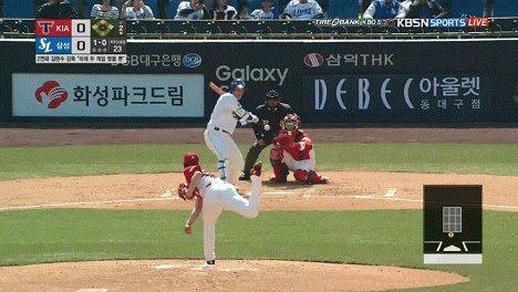 이승엽 삼성 홈런 시즌 강한울 구자욱 김헌곤 dan_baseballGIF