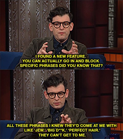 RT @colbertlateshow: .@moshekasher has figured out Twitter. #LSSC https://t.co/tpdggQLP5F