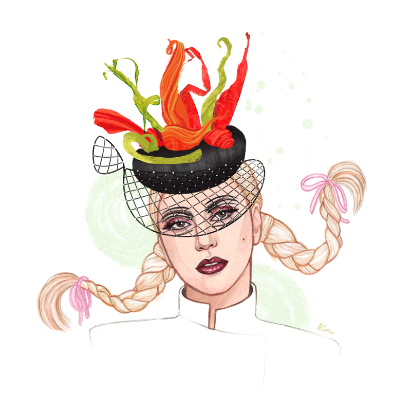 RT @Helengreeen: Gaga // 'The Sweets Hat' // Philip Treacy http://t.co/naY9bWrCdN http://t.co/Q0MMPjyZOo