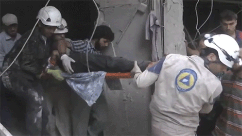 We pull two families out of the debris. #Aleppo #Syria #ShareHumanity http://t.co/F8jXnEcLnW