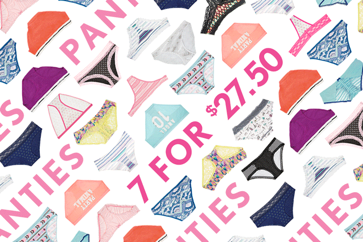 One-track mind ????. Head to the #PantyParty for 7/$27.50 panties, now thru 9/7! ???? ????http://t.co/so59gNbMmv http://t.co/qP3iGXRDsk