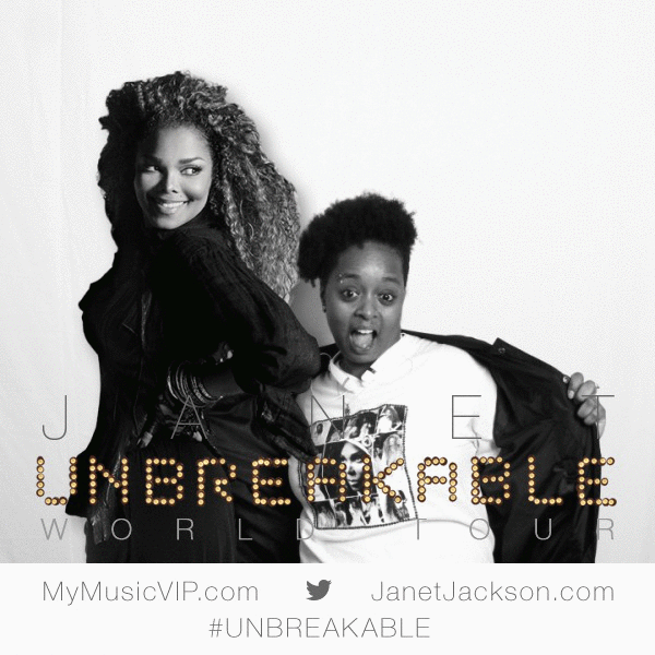 RT @MyMusicVIP: Check out this photo of @jj_loves_spyder @MyMusicVIP @JanetJackson #UNBREAKABLE World Tour  http://t.co/C3nPA7hXM2 http://t…