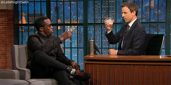 RT @LateNightSeth: Seth had the honor of being the first person to taste @iamdiddy’s new #CirocApple vodka! https://t.co/XATgqd4Oux https:/…